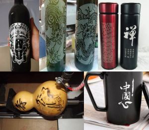 鸡西鸡冠区酒瓶葫芦工艺品激光雕刻机